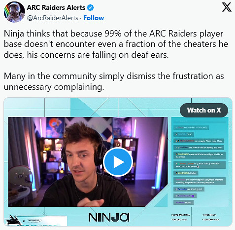 頭部遊戲主播痛斥《Arc》作弊猖獗!開發者緊急回應 頭部遊戲主播痛斥《Arc》作弊猖獗!開發者緊急回應