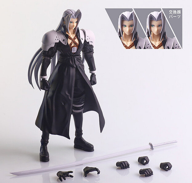 1997年《最終幻想7》薩菲羅斯手辦公布:刀比人還長! 1997年《最終幻想7》薩菲羅斯手辦公布:刀比人還長!