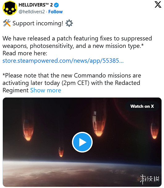 早報:育碧股價暴跌39%!《絕地戰兵2》上線戰爭債券 早報:育碧股價暴跌39%!《絕地戰兵2》上線戰爭債券