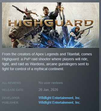 EA施壓了？ 《巔峰守衛》Steam遊戲頁面描述已被修改