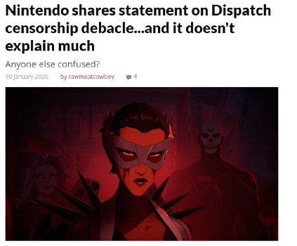 甩鍋？任天堂回應《超英派遣中心》Switch版遭和諧