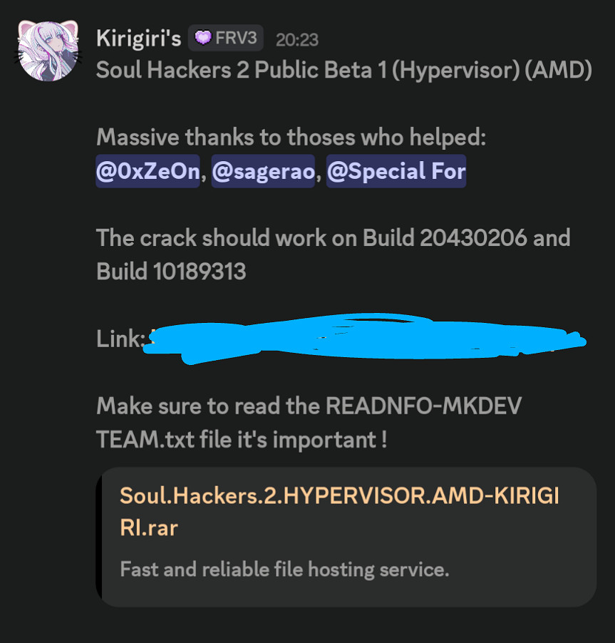 《靈魂駭客2》D加密遭到破解!僅適用於AMD處理器 《靈魂駭客2》D加密遭到破解!僅適用於AMD處理器