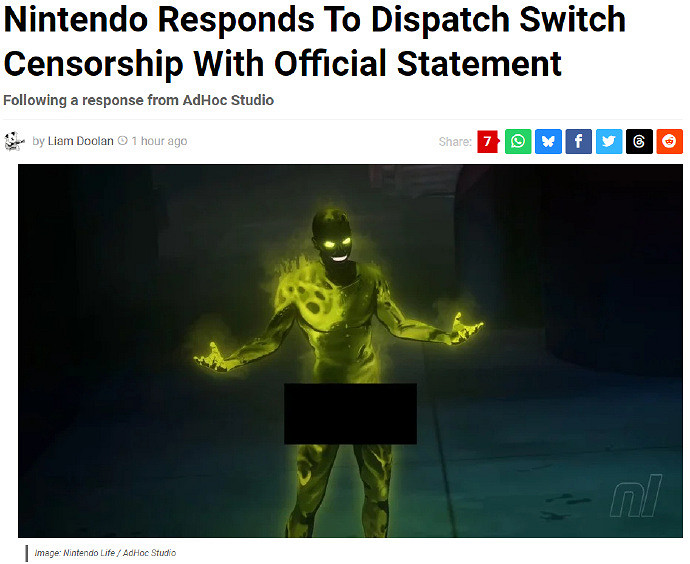 甩鍋？任天堂回應《超英派遣中心》Switch版遭和諧