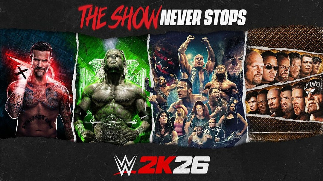 職業摔跤遊戲《WWE 2K26》正式公布！3月13日發售