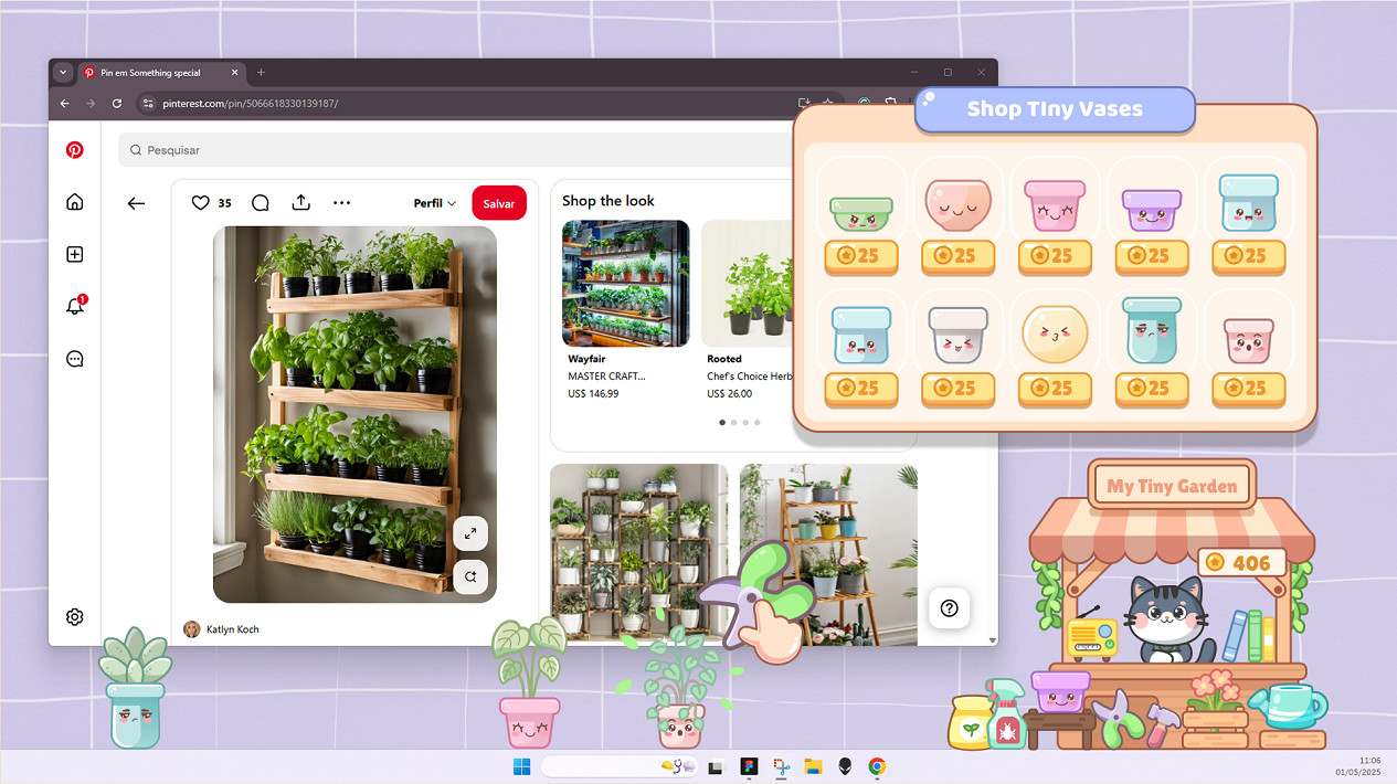 栽種寧靜！Steam桌面治愈放置新遊《我的小小花園》今日正式發售