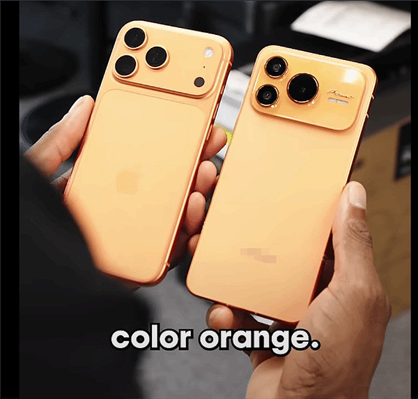 老外炮轟中國大陸研發手機模仿iPhone：為仿外觀竟裝假攝像頭