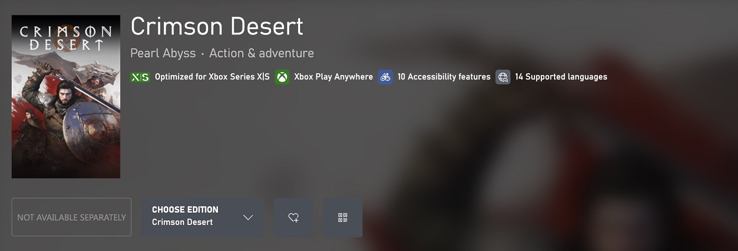 遊戲進度和成就同步無憂! 《紅色沙漠》首發支援XPA