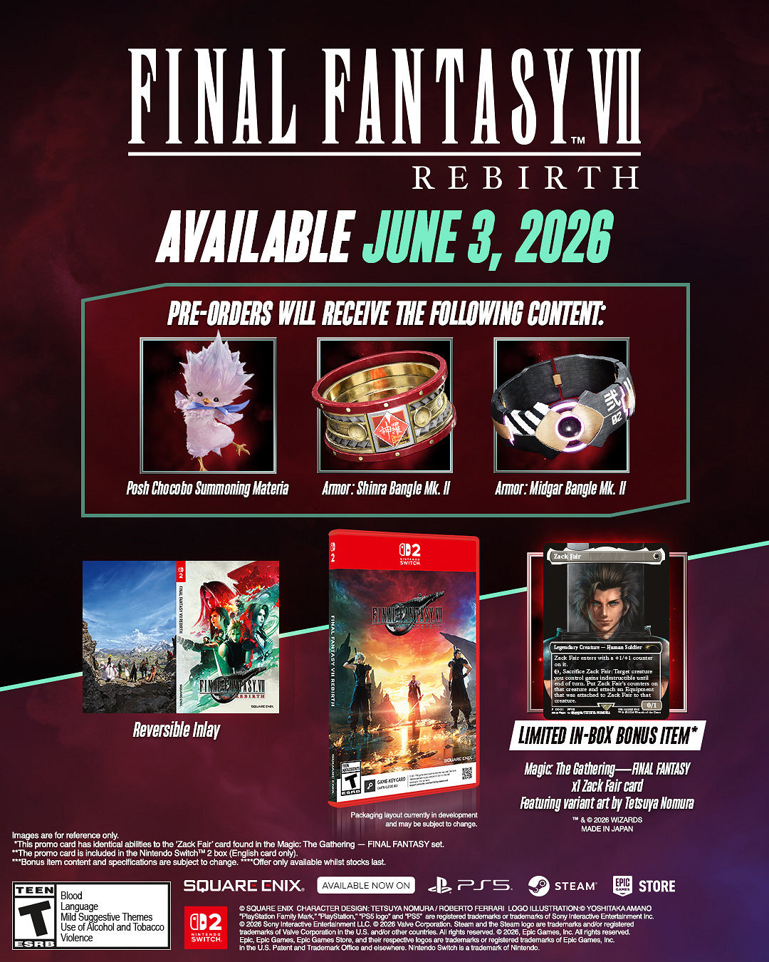 《最終幻想7重生》推出"官方作弊器"：HP/MP始終滿值