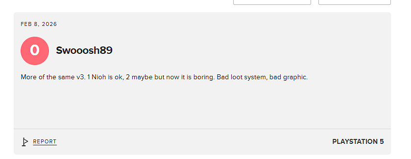 《仁王3》M站玩家評分為8.5分：系列最好的一作！