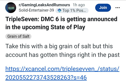 續作要來了？曝《鬼泣6》將在近期索尼發布會上公布