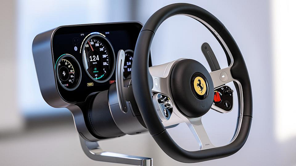 法拉利首款純電跑車 Luce內飾曝光：Jony Ive操刀設計