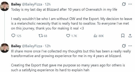 《OW》電競經理離職 曾任暴雪女性及LGBT員工網路主席