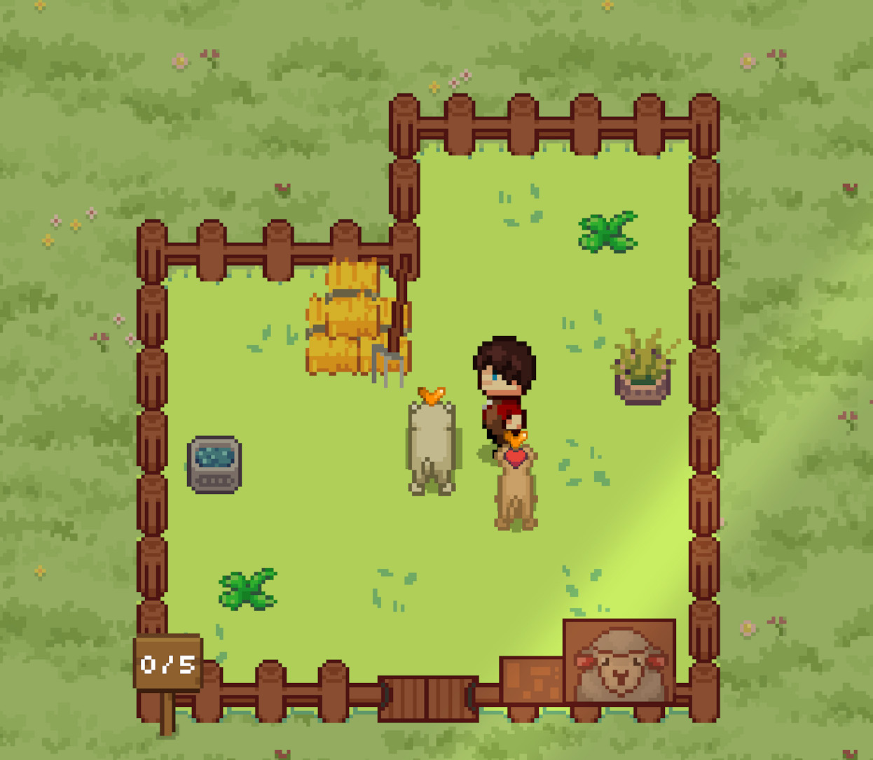 種菜砍樹養羊駝！類星露谷新遊《森靈旅社》免費試玩