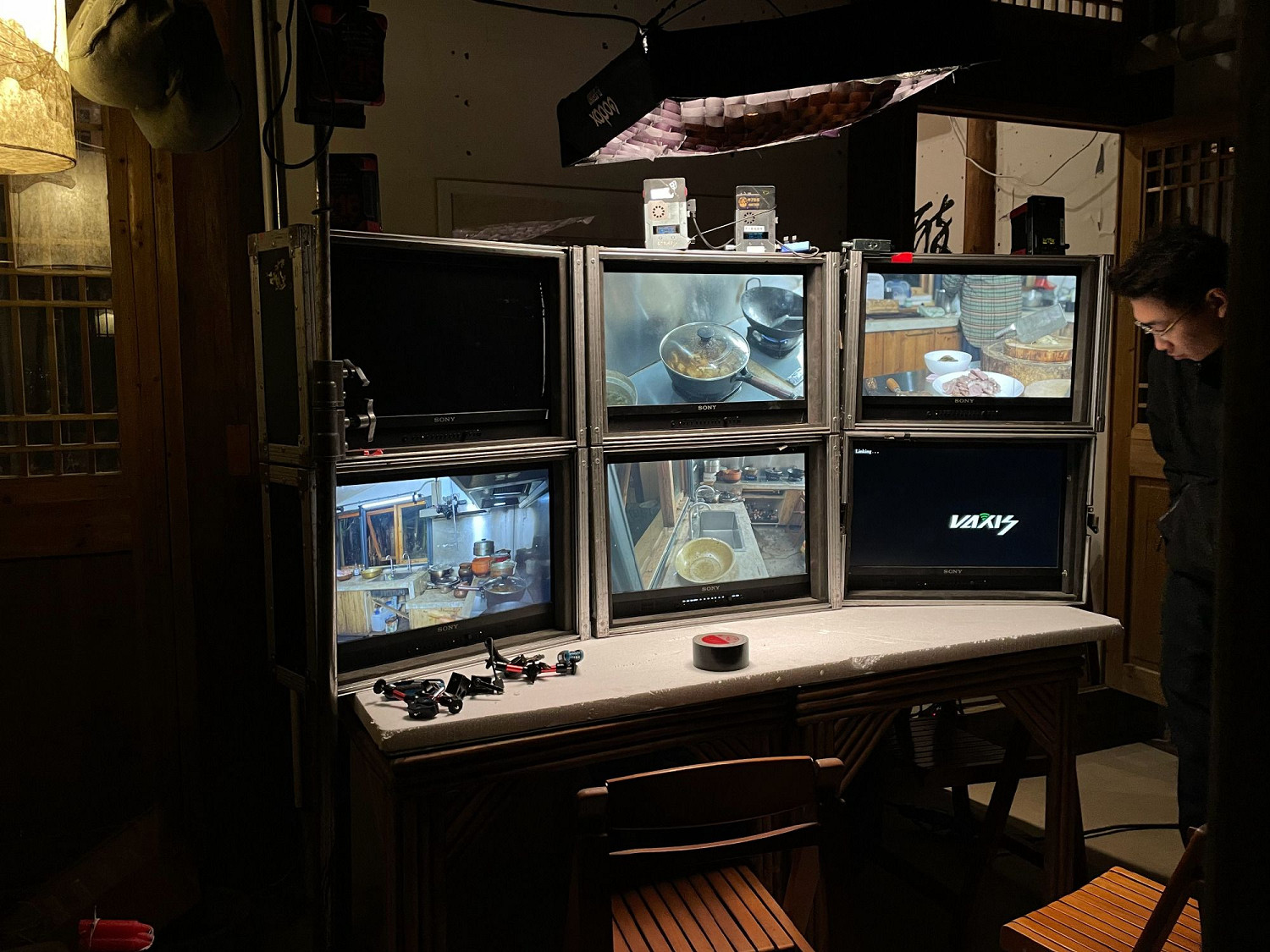 楊奇曬《黑神話鍾馗》幕後製圖：實地取景 影棚做菜