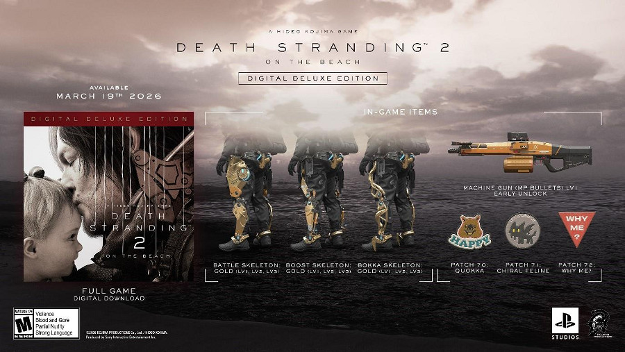 PC版《死亡擱淺 2: 冥灘之上》將於2026年3月19日(周四)發售! PC版《死亡擱淺 2: 冥灘之上》將於2026年3月19日(周四)發售!