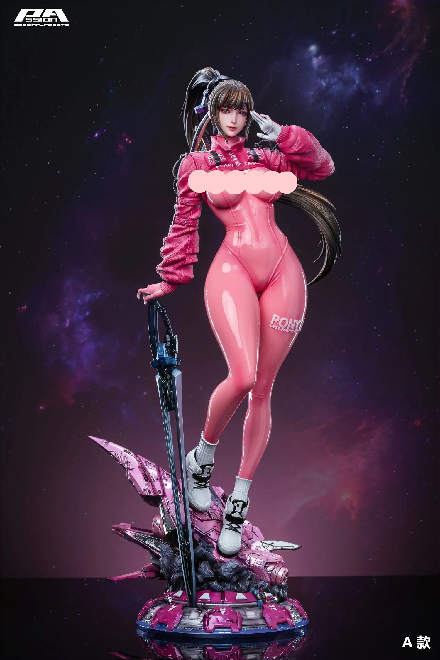 《劍星》伊芙1/4限量雕像公開：粉色皮衣誘惑拉滿！