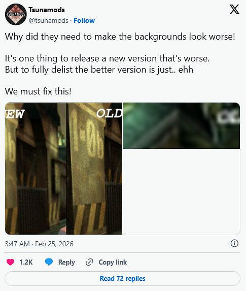 SE新版《FF7》被嘲太糟糕？mod團隊喊話：聘用我們