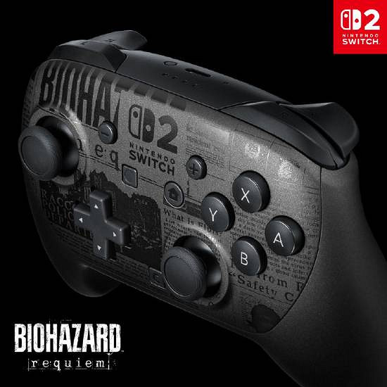 《生化9》Switch2 Pro手把今日同步推出!售價約新台幣2282元 《生化9》Switch2 Pro手把今日同步推出!售價約新台幣2282元