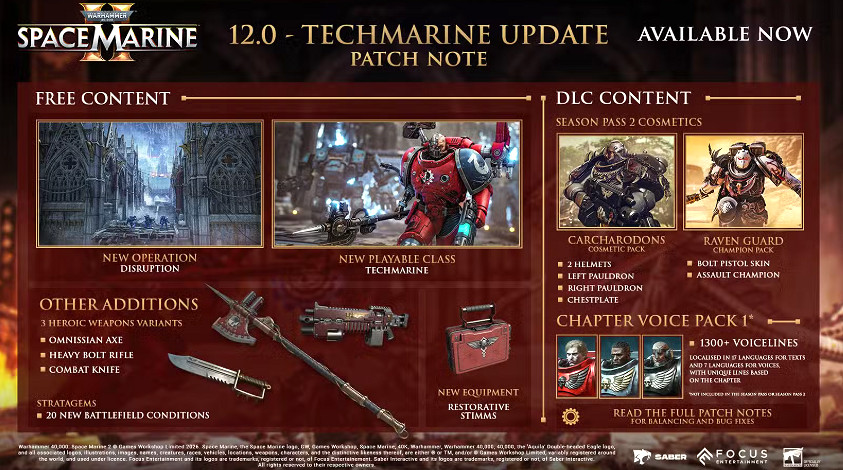 《戰鎚40K:星際戰士2》2月更新上線!軍醫職業登場 《戰鎚40K:星際戰士2》2月更新上線!軍醫職業登場