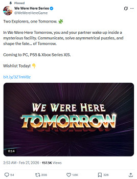 《We Were Here》系列雙人新作預告公布! 2026年發售