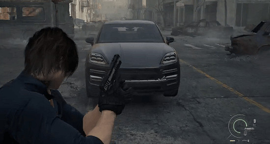 車貸還沒還完?《生化9》裡昂竟難以射擊愛車保時捷 車貸還沒還完?《生化9》裡昂竟難以射擊愛車保時捷