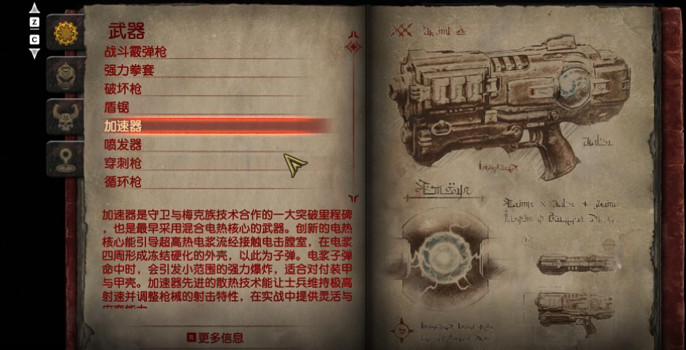 《毀滅戰士黑暗時代》武器圖鑒 (第5頁：加速器)