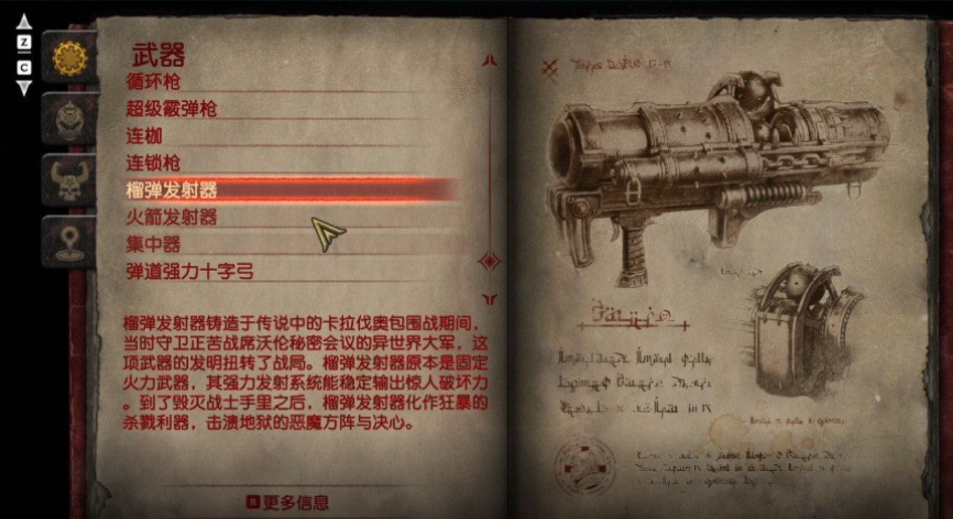 《毀滅戰士黑暗時代》武器圖鑒