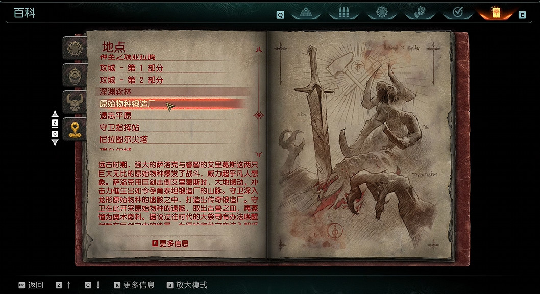 《毀滅戰士黑暗時代》地區圖鑒