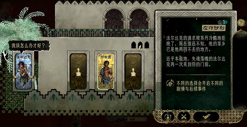 《蘇丹的遊戲》法爾達克保全方法