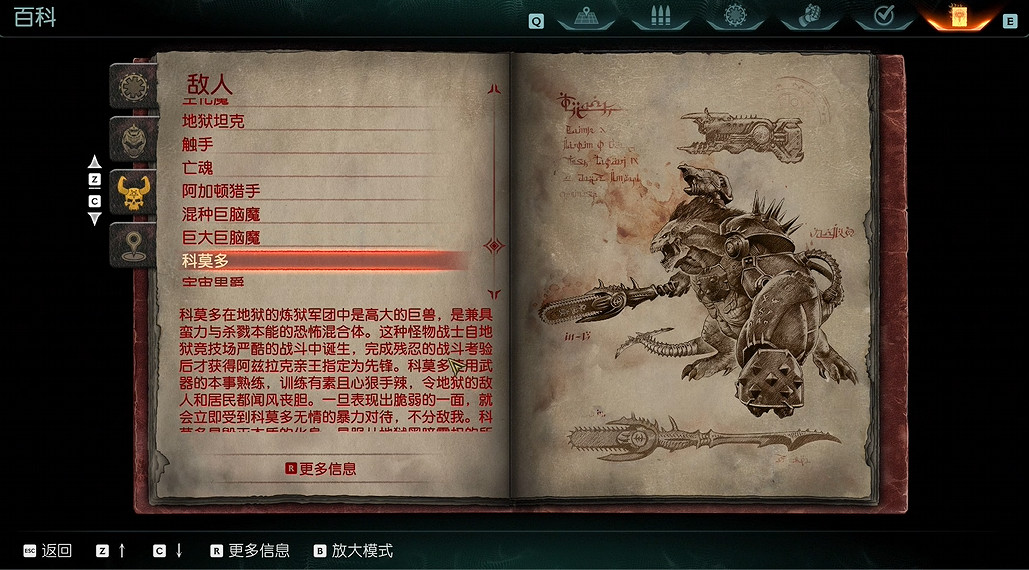 《毀滅戰士黑暗時代》怪物圖鑒 《毀滅戰士黑暗時代》怪物圖鑒