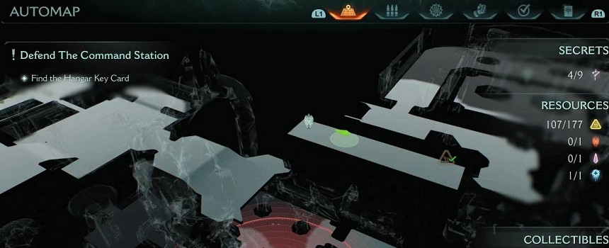 《毀滅戰士黑暗時代》紅寶石全收集 (第8頁：守衛指揮站)