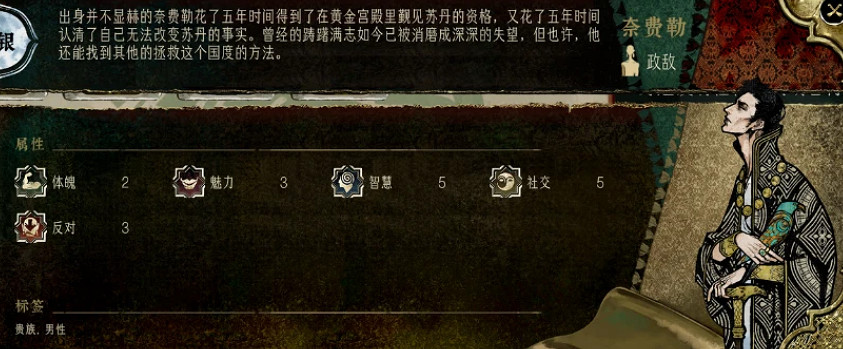 《蘇丹的遊戲》奈費勒收服情況介紹