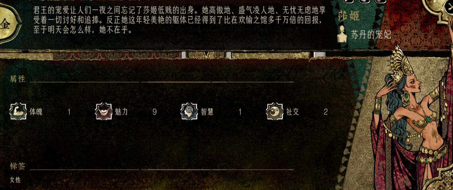 《蘇丹的遊戲》人物事件匯總