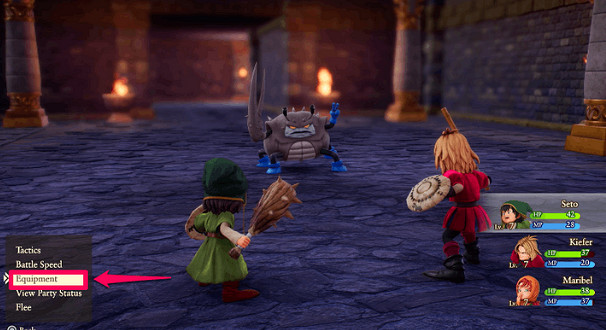 《勇者鬥惡龍7重製版》戰鬥中更換裝備方式 《勇者鬥惡龍7重製版》戰鬥中更換裝備方式