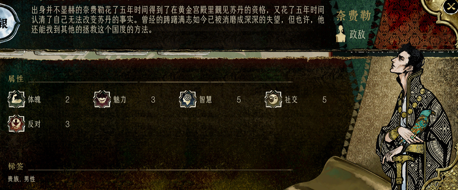 《蘇丹的遊戲》人物事件匯總