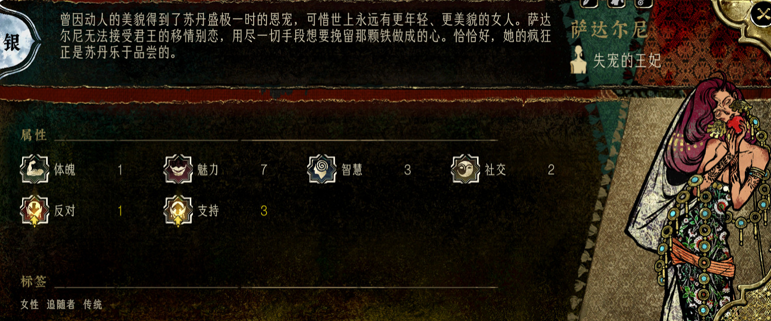 《蘇丹的遊戲》人物事件匯總