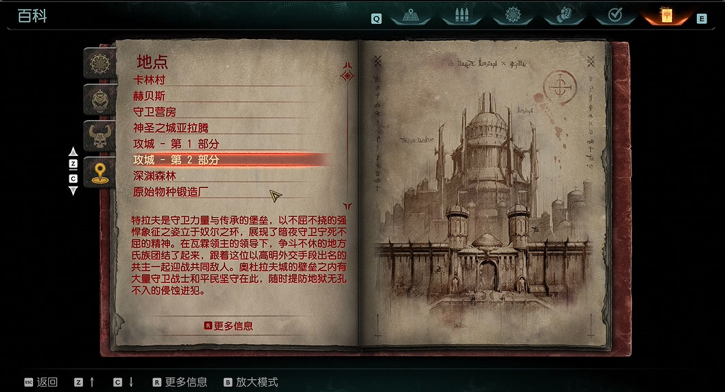 《毀滅戰士黑暗時代》地區圖鑒