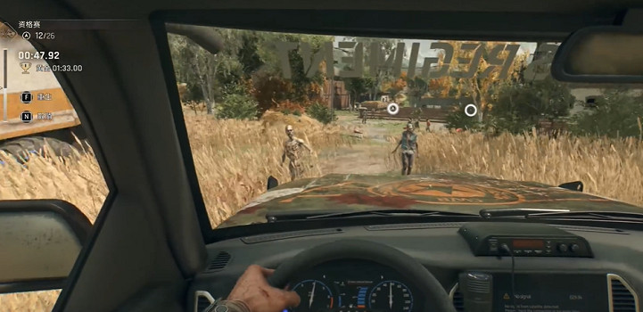 《垂死之光困獸》極速車王成就達成方法