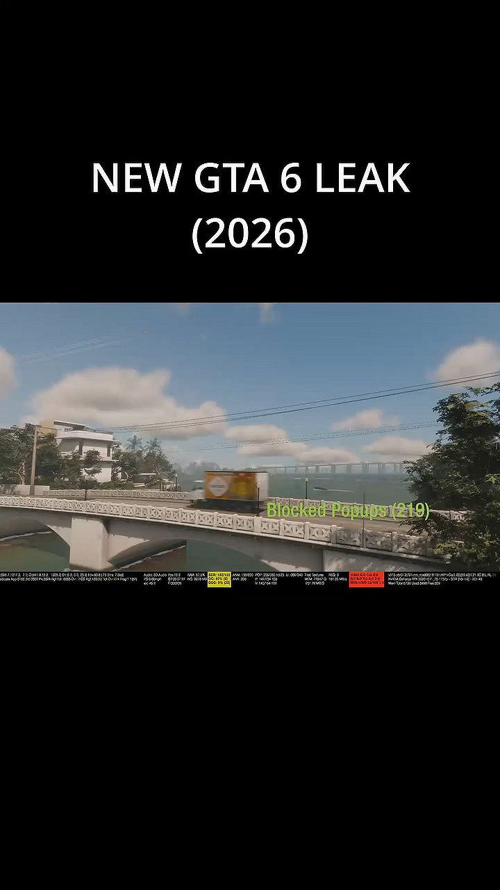 《GTA6》早期開發畫面曝光：跨水短橋+行駛的貨車！