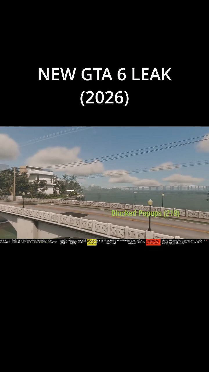 《GTA6》早期開發畫面曝光：跨水短橋+行駛的貨車！