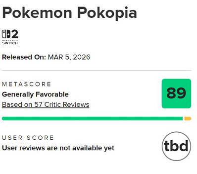  《寶可夢》新作M站評分!今天有任天堂直面會