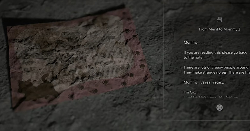 《惡靈古堡安魂曲》梅麗爾給媽媽的信位置介紹