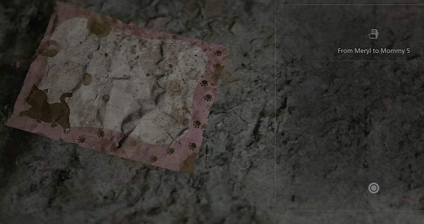 《惡靈古堡安魂曲》梅麗爾給媽媽的信位置介紹