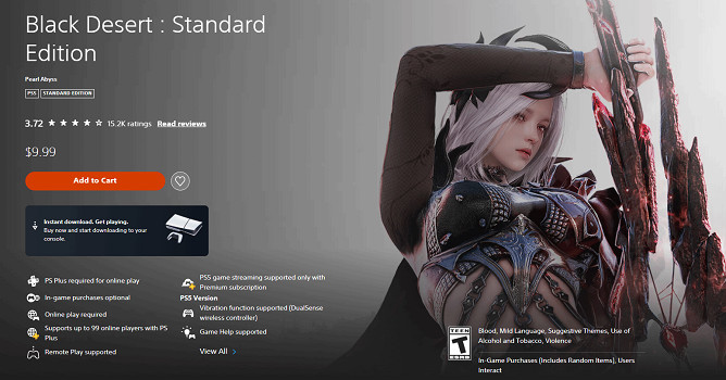 PS5《黑色沙漠》近期開啟了免費試玩 可體驗全部內容