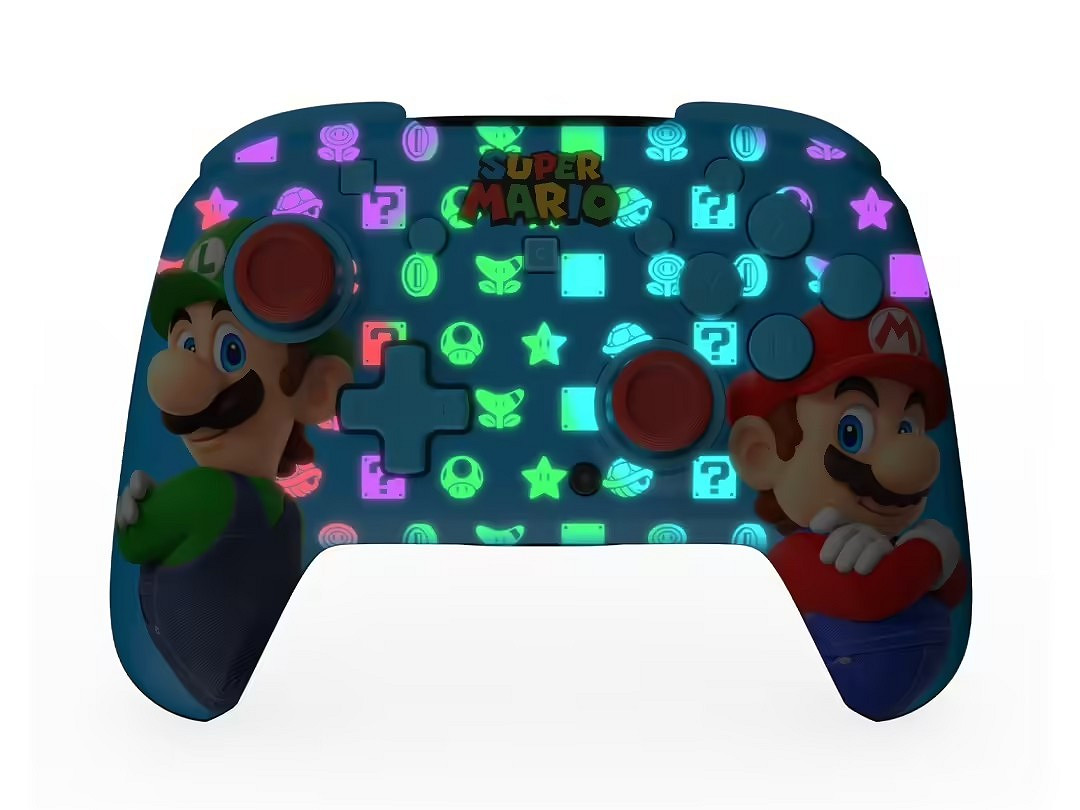 內建RGB燈效！烏龜海岸推出瑪利歐&amp;路易吉款NS2手把