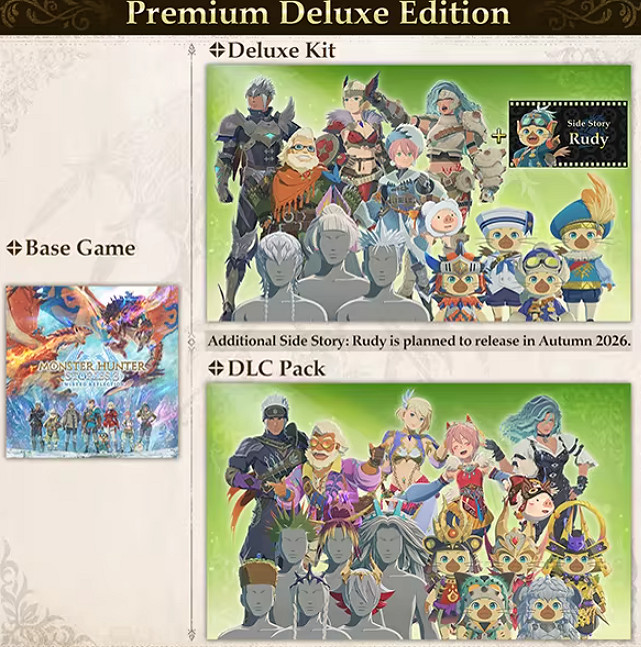 《魔物獵人物語3命運雙龍》各版本區別 《魔物獵人物語3命運雙龍》各版本區別