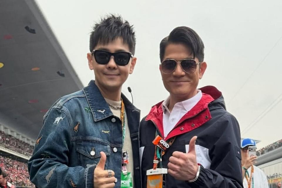 2位不老男神同框F1!林誌穎、郭富城並肩畫面爆火 2位不老男神同框F1!林誌穎、郭富城並肩畫面爆火