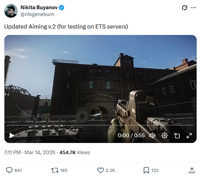 官方讓步!《逃離塔科夫》開發者調整爭議瞄準系統更新