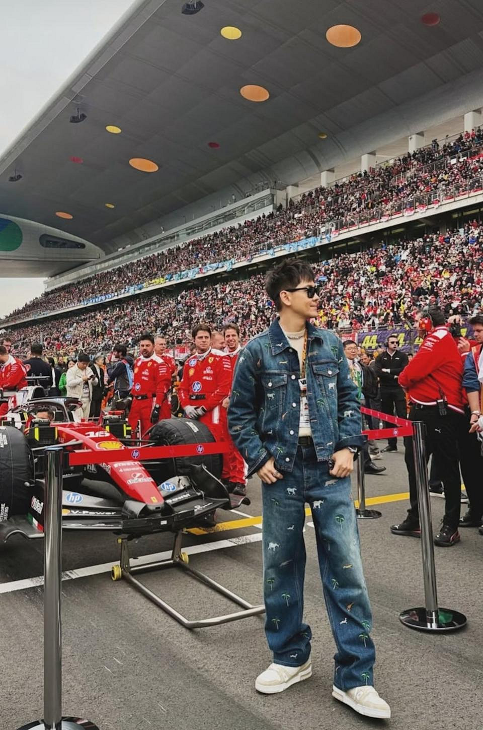 2位不老男神同框F1!林誌穎、郭富城並肩畫面爆火 2位不老男神同框F1!林誌穎、郭富城並肩畫面爆火