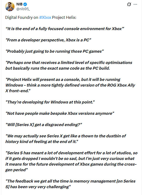 數毛社發表犀利觀點:下一代Xbox本質上就是一台PC! 數毛社發表犀利觀點:下一代Xbox本質上就是一台PC!